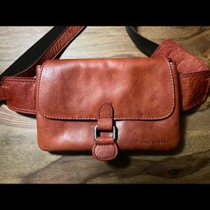 Jack Georges leather waist pouch